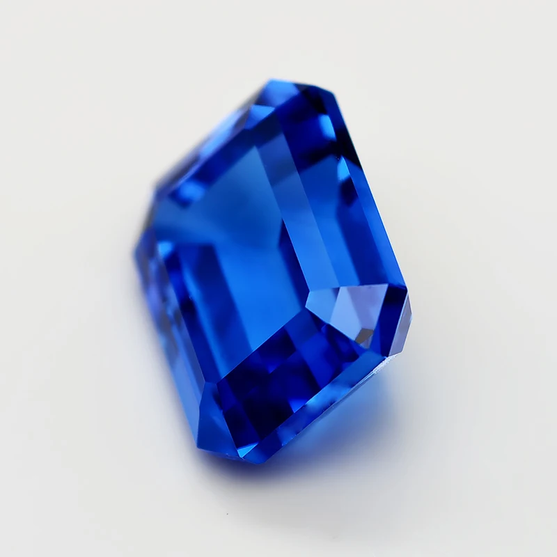 قطع الزمرد مختبر نمت الأزرق الكوبالت الإسبنيل أحجار كريمة مفكوكة ذابل الأزرق الإسبنيل الاصطناعية الماس الأحجار الكريمة Diy بها بنفسك صنع المجوهرات #5