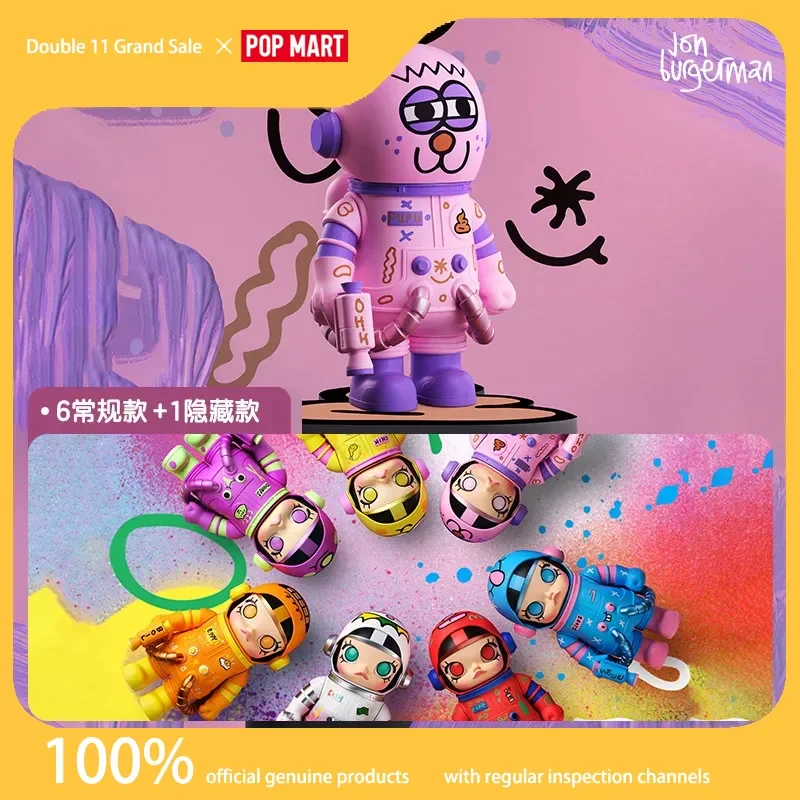 

Genuine Popmart Mega Space Molly 400% Jon Burgerman Space Cadets Birthday Gifts For Girls Trendy Toys Ornaments Figure Glue