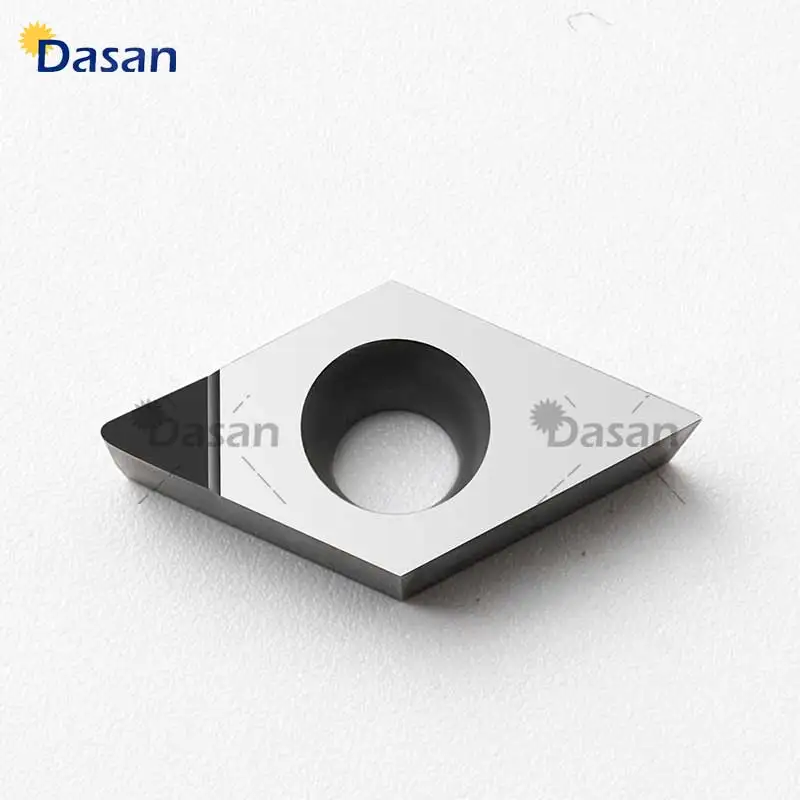 1 Chiếc DCGT11T304 DCGT11T308 Phủ PCBN Dạng PCD CBN Lắp Lắp Chắc Chắn Đầu Kim Cương Indexable Tiện Bằng Máy CNC Dụng Cụ Cắt