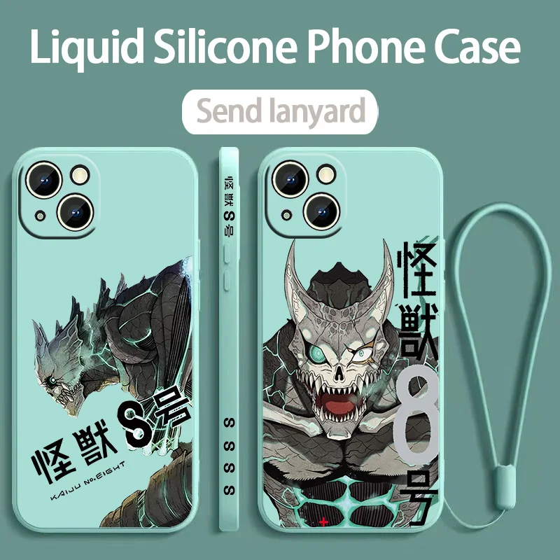 Kaiju No. 8 Anime For OPPO Reno 11 10 8T 8 7Z 7 6 5 2Z Find X5 X3 X2 Neo Lite Pro Plus Liquid Left Rope Phone Case