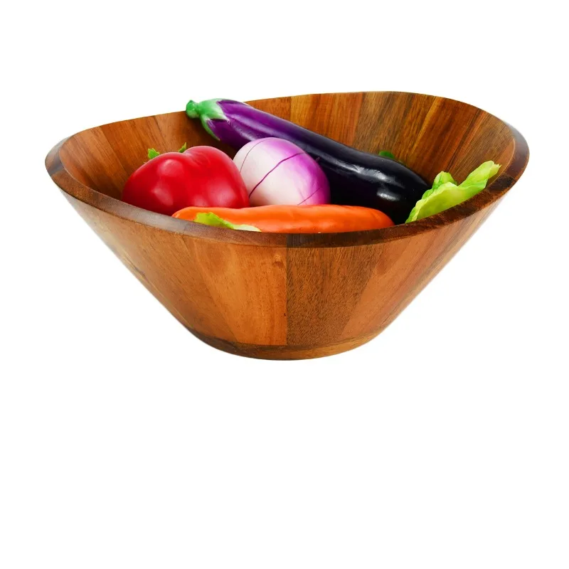 

Large acacia wood bowl for fruit or salad