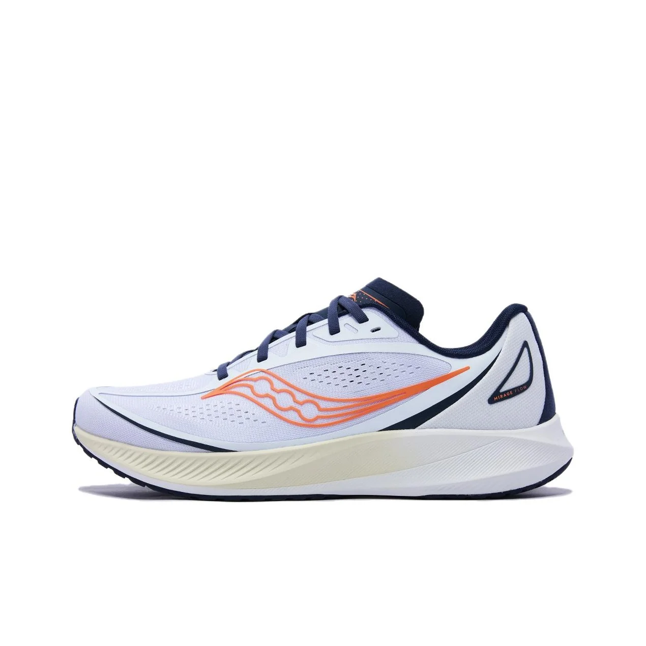 Saucony Mirage Flow Symphony Breathable Coverage Breathable Coverage Training Running Shoes Men's White S28214-4