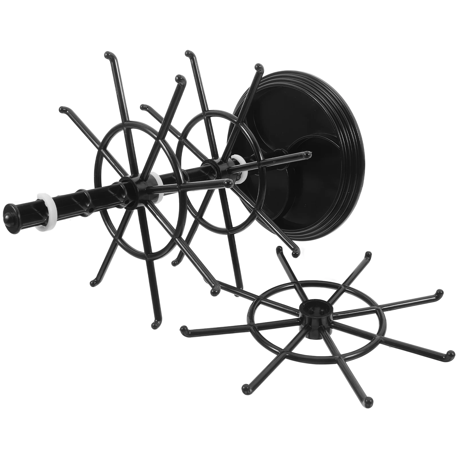 Rotating Jewelry Display Stand 3 Tier Necklace Holder Tree Organizer for Bracelets Necklaces Earrings Rings Watches Keychain