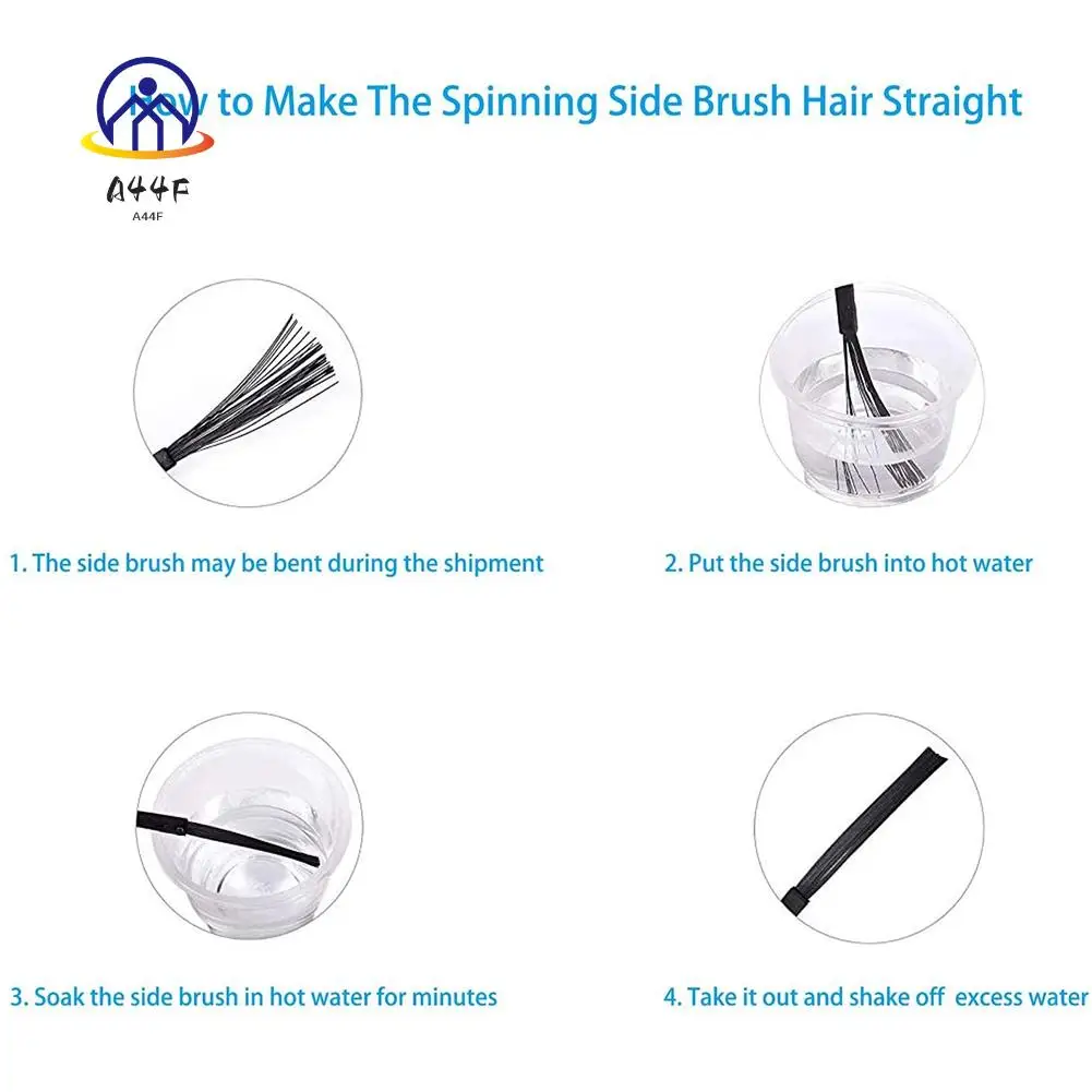 

A44F-Filter Side Brushes Replacement Parts Set For ILIFE V3 V3S V5 V5S V5S Pro Vacuum Cleaner Robot Accessories