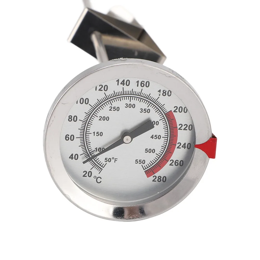 Long Stem Oil Fry Thermometer Dual Length Probe Style Candy Thermometer Dial Display 30cm 40cm Temperature Gauge Candy Making
