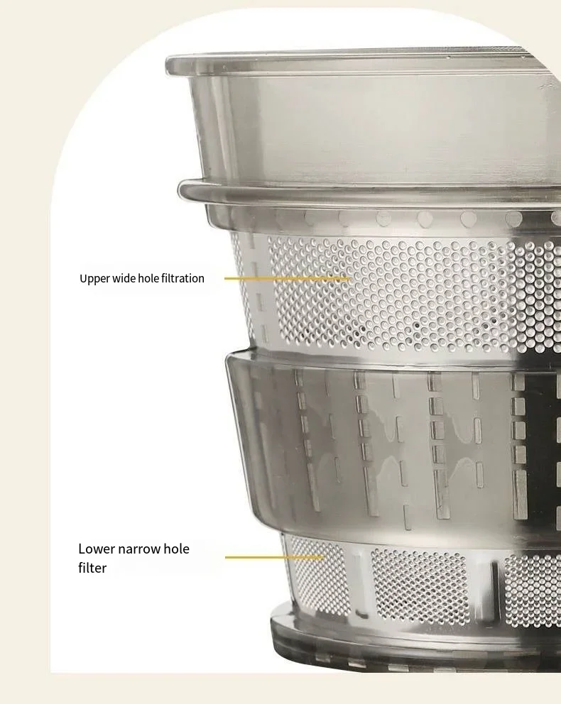 عصارة J للمنزل أوتوماتيكية من الفولاذ المقاوم للصدأ قوية 4 في 1 عصارة فواكه آلة بريندا خلاط فصل الخضروات متعدد الوظائف #5