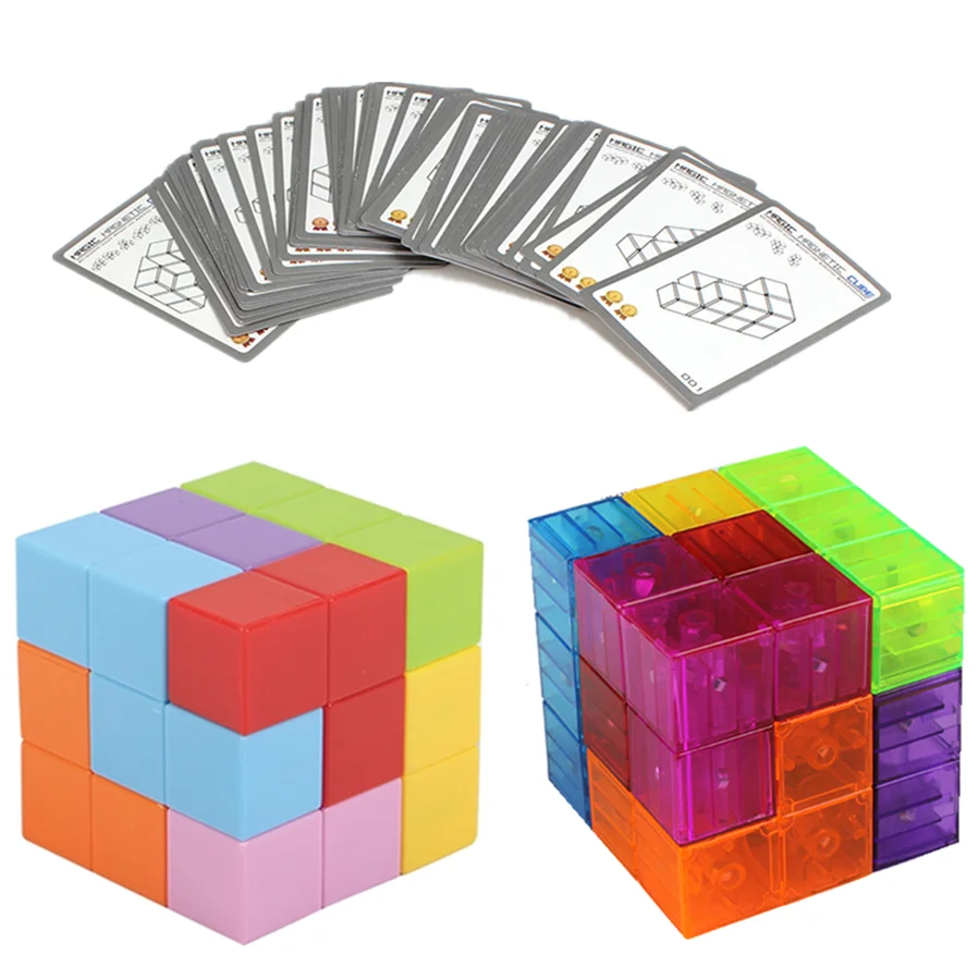 Cube Magneet Magnetische Blokjes Speeltjes Cubo Puzzel Educatief Speelgoed Meerdere Vormen Magic Cube Kerst Verjaardag Geschenken