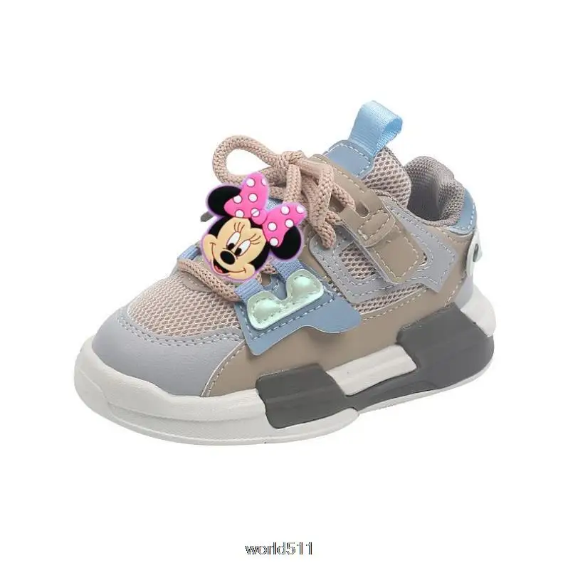 Disney Mickey Minnie dzieci śliczne sportowe buty sneakersy dziewczęce dzieci maluch niemowlę obuwie dziecięce chłopcy odkryte obuwie