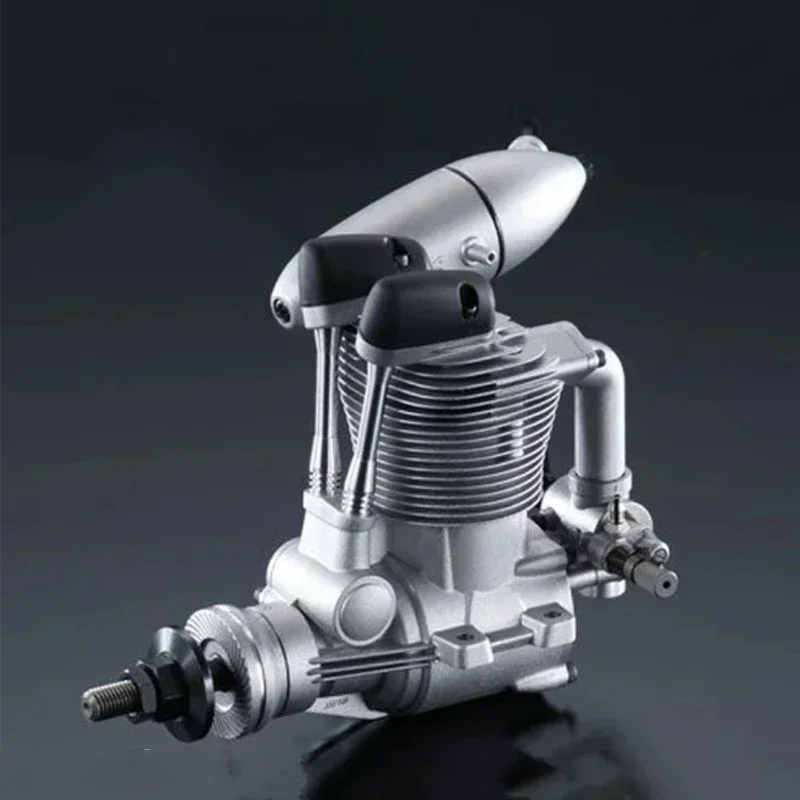 OS FS-95V Methanol Engine Model Toy Four-stroke Metal Engine Model with F-5050 Exhaust Pipe Laboratory Engine Model Toy