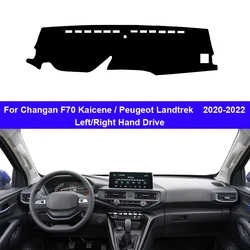 Car Inner Dashboard Cover For Changan F70 Kaicene Peugeot Landtrek 2020 2021 2022 Dash Mat Carpet Cape Sun Shade Dashmat Pad