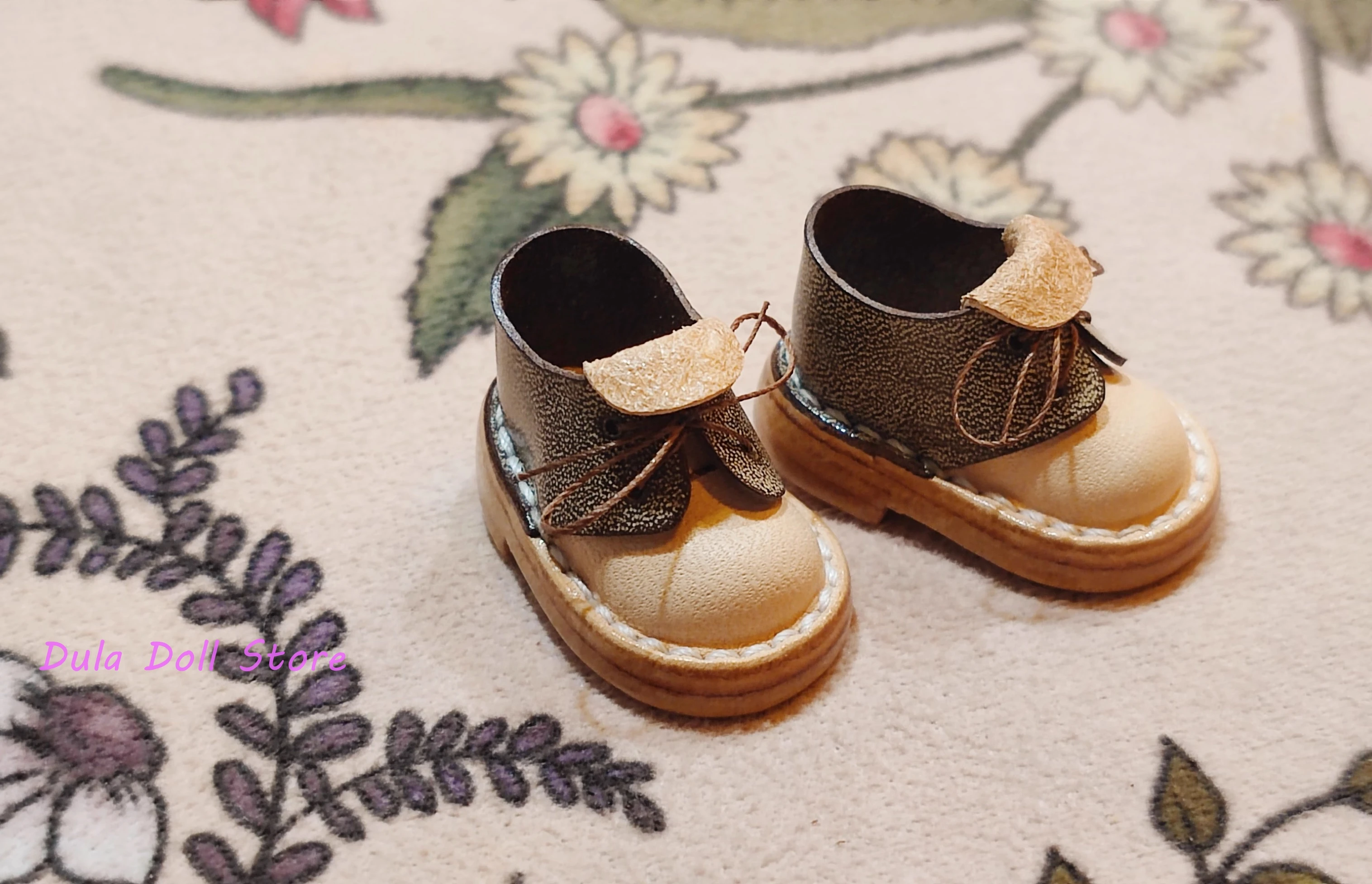 Dula boneca camada superior cor do couro retalhos sapatos blythe ob24 ob22 grande peixe corpo gl pequeno 6 bjd boneca acessórios