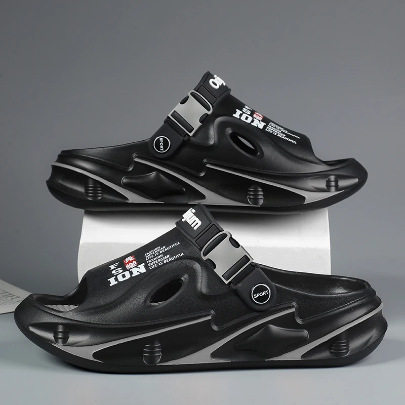 

Summer Men's Beach Slippers Comfortable Soft Clogs Outdoor Sandals Men Casual Shoes Women Garden Water Shoes Men Beach Slippers