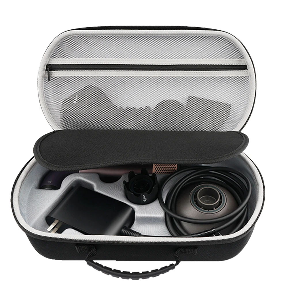 Borsa rigida in EVA per Dyson Supersonic r HD17 HD18 Scatola portaoggetti per asciugacapelli elettrico Custodia da viaggio portatile per asciugacapelli