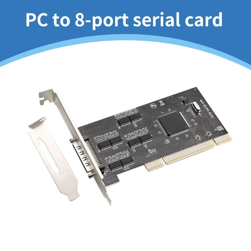 Card PCI chuyên nghiệp với Card mở rộng 8 cổng RS232 cho thiết bị đầu cuối PC, Modem