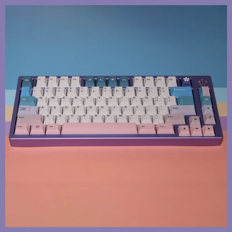 142 Keys GMK Evening Sunset Keycaps Cherry Profile Sunset Gradient Keycap PBT Dye Sublimation Mechanical Keyboard Keycap MX Swit