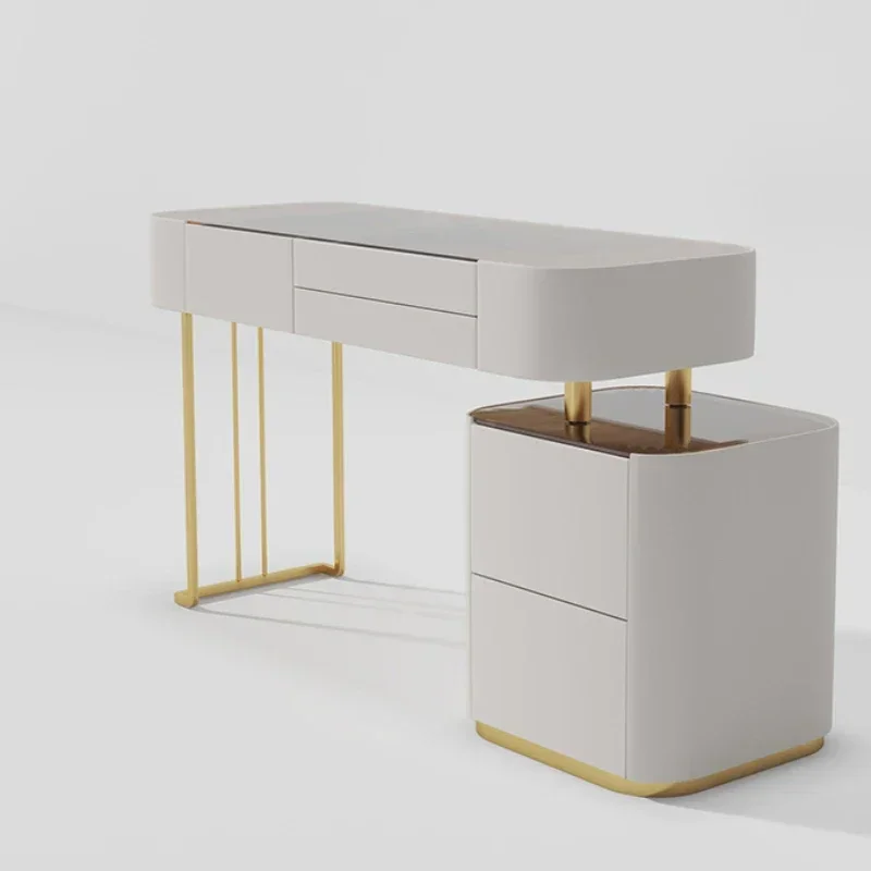 Aesthetic Villa Dressing Table Bedroom Stores Nail Modern Necklace Vintage Plant Vanity Table Trendy Toaletka Salon Furniture image 5