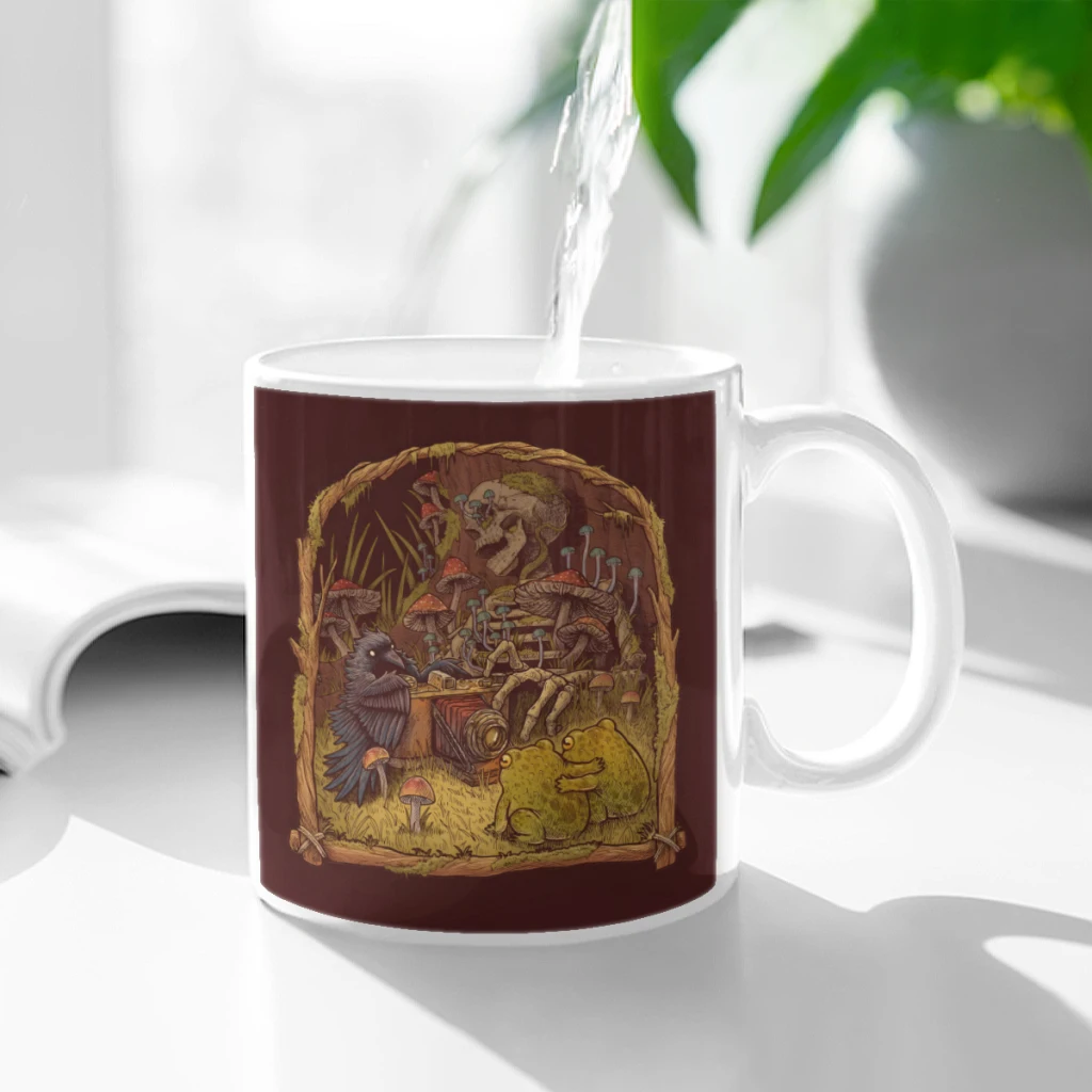 

Say Ribbit! colored Ceramic Cup Coffee Oatmeal Breakfast Cup Creative Personality Mug