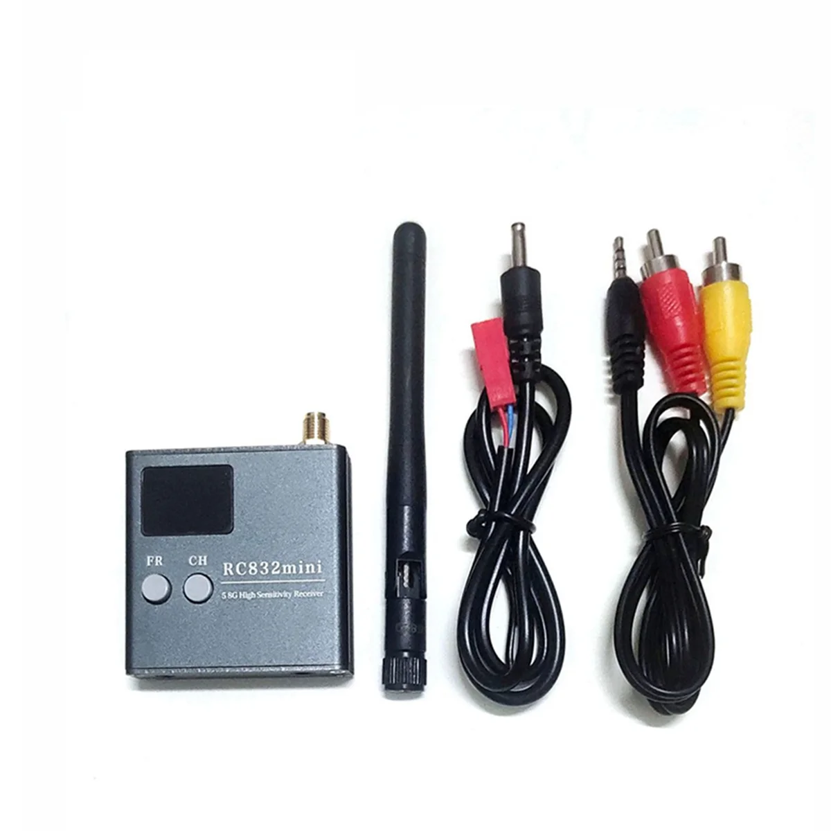 

RC832 Mini High Sensitivity Receiver and -5W 4.9G-5.8G Transmitter 5W Power 56CH for RC FPV Multicopter Aircraft Part