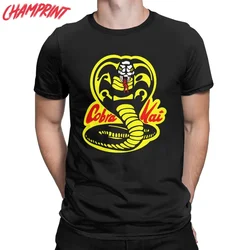 Karate Kid Cobra Kai Vintage T-Shirt Men Funny 100% Cotton Tee Shirt Round Neck Short Sleeve T Shirt Gift Clothes