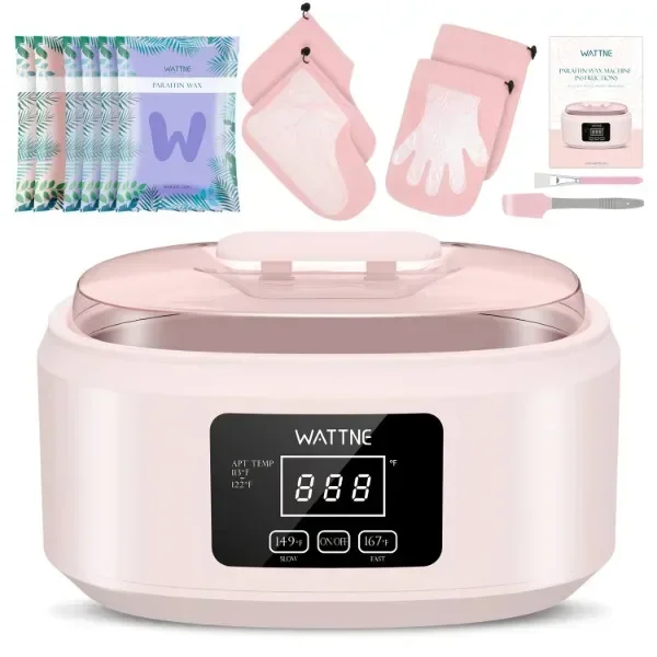 Paraffin Wax Machine for Hand and Feet -Paraffin Wax Warmer Moisturizing Kit Auto-time and Keep Warm Paraffin Hand Wax