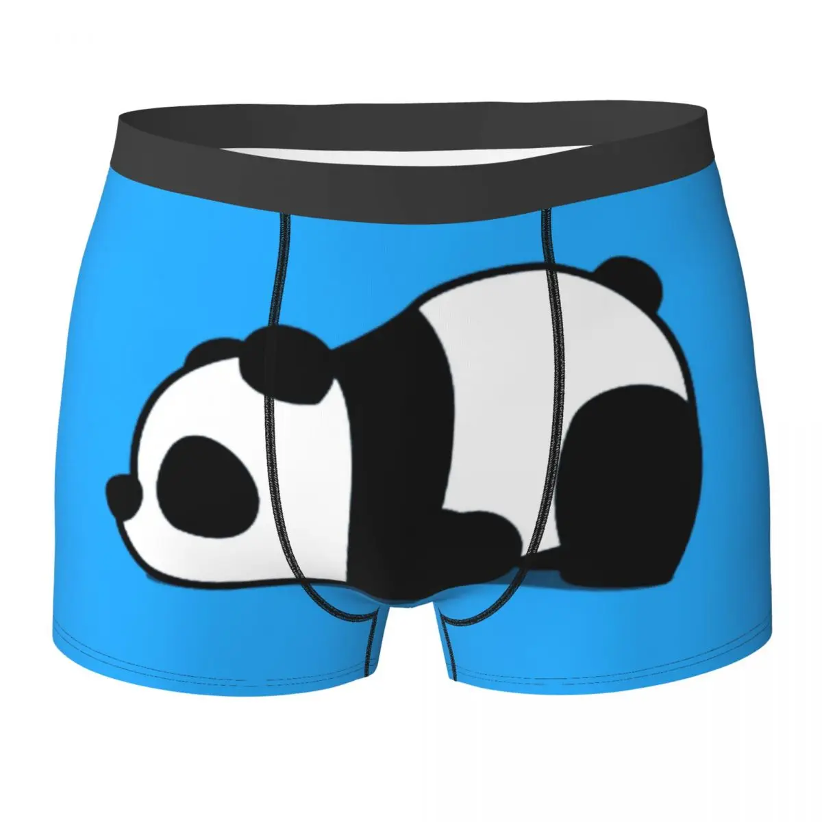 

Men Cute Animal Friendly Panda Boxer Shorts Panties Breathable Underwear Kawaii Male Humor Plus Size Underpants