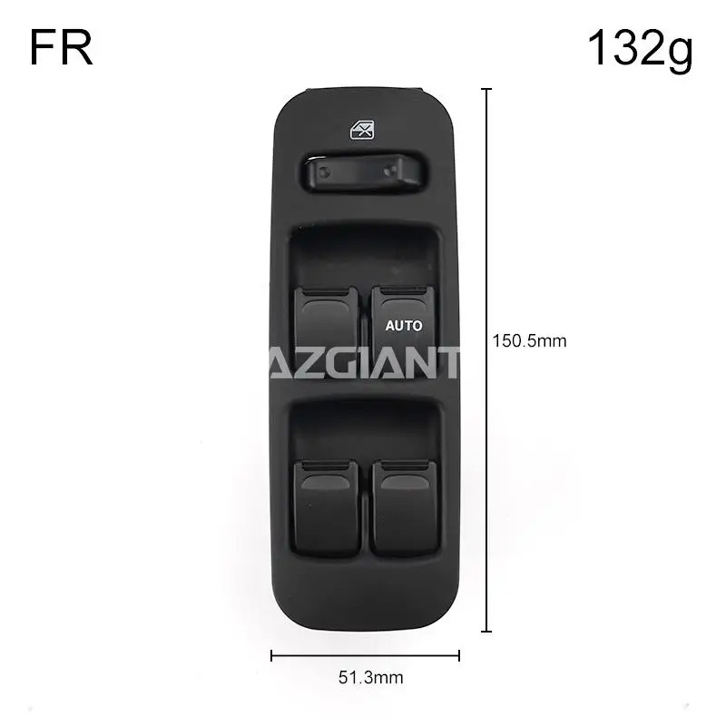 

Кнопка управления стеклоподъемником для Suzuki MR Wagon MF21S 2001-2004, Nissan Moco MG21S 2002-2004, передняя правая