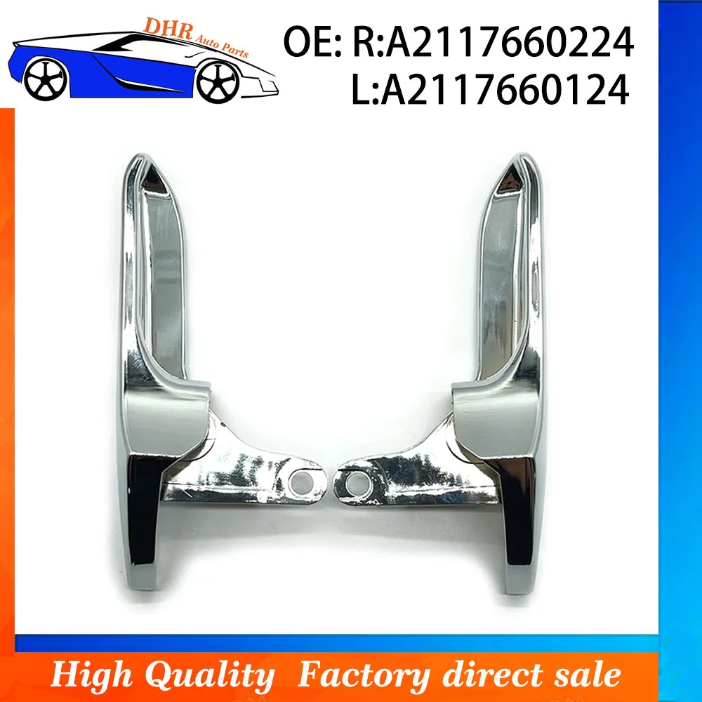 자동차 인테리어 문짝 핸들, 메르세데스 벤츠 S211 W211 W219 2003 2004 2005 2006 2007 2008 2009 A2117660124 /224, 2 개