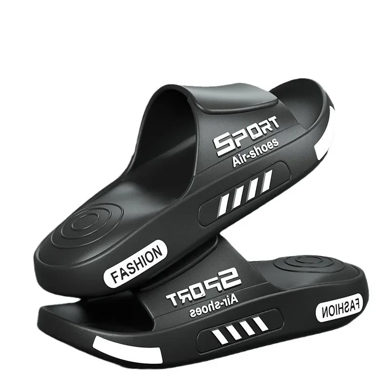 المألوف حجم كبير شبشب رجالي الصيف وصول جديد لينة سميكة القاع إيفا الانزلاق على أحذية المنزل غير رسمية المضادة للانزلاق ملابس خارجية