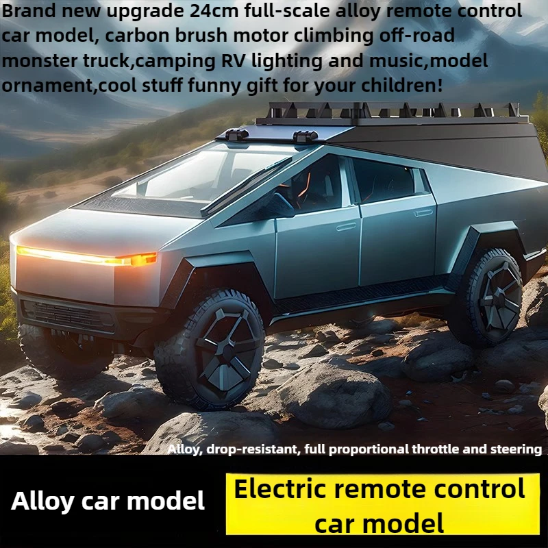 

Cool Stuff Toy Car Funny Gift-Upgrade Hot 24cm Alloy Climbing Off-road Rc Truck,Carbon Brush Rc Cars,Monster Truck,Toys for Kids