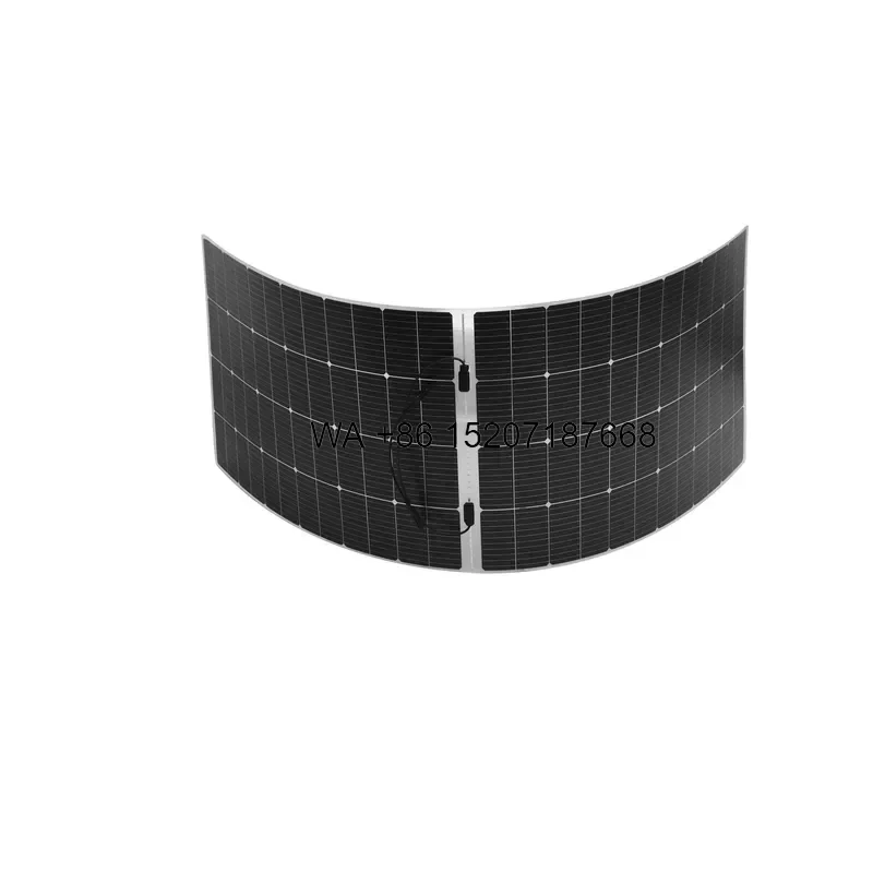 Wmwmnu 210W Flexible Lightweight Sun Solar BIPV Module TUV Half Cell Outdoor Pv Panel for Manufacturers Solar Pv Cable Quote
