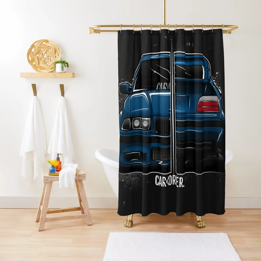 

E36 M3 Stanced Shower Curtain Bathroom Deco For Bathroom Curtain