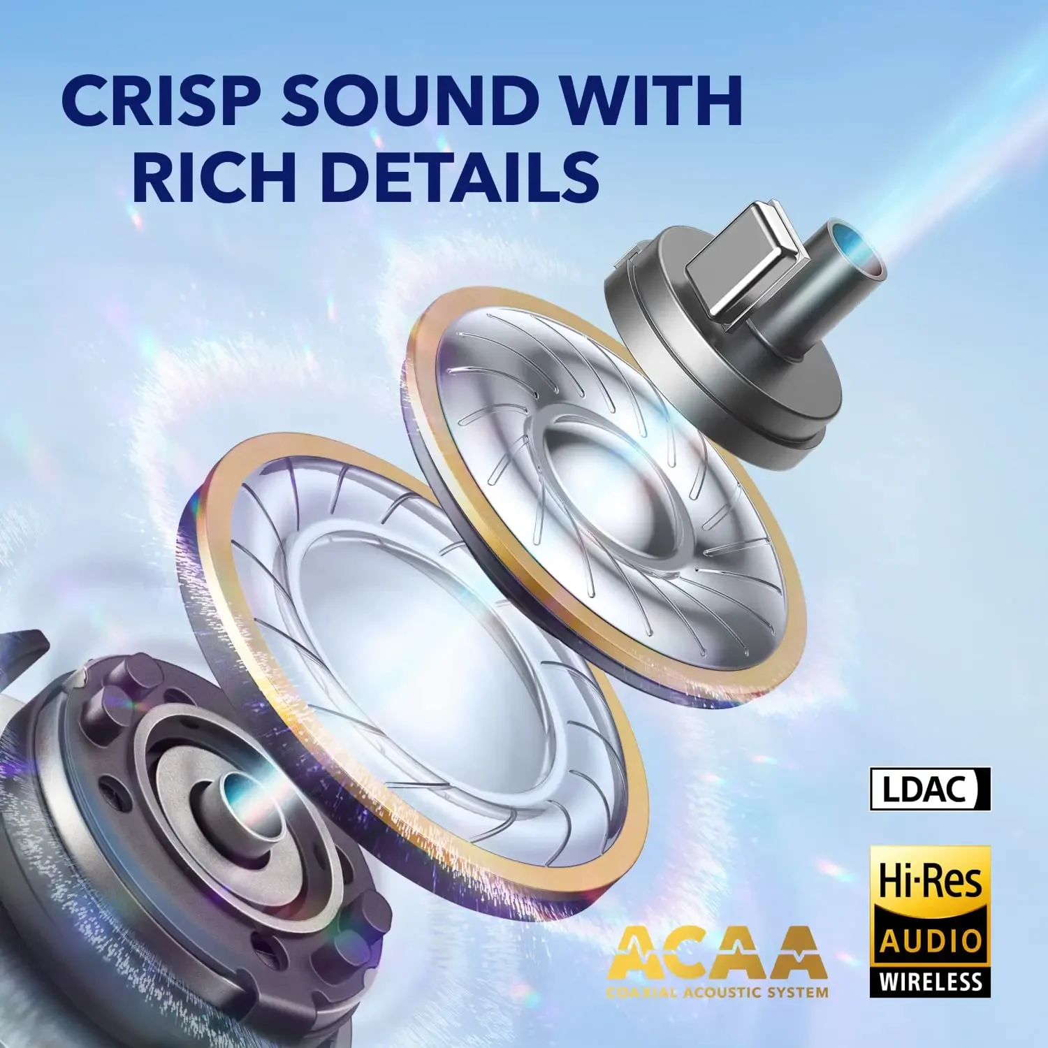 Soundcoreリバティ4 tws true-acaa 3.0,ldac hi-res,ノイズキャンセル