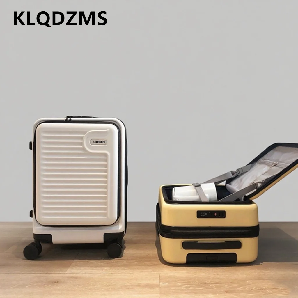 

KLQDZMS Luggage Travel Bag 20 Inches ABS + PC Boarding Box 22"24"26" Large Capacity Trolley Case Student Password Boxes Suitcase