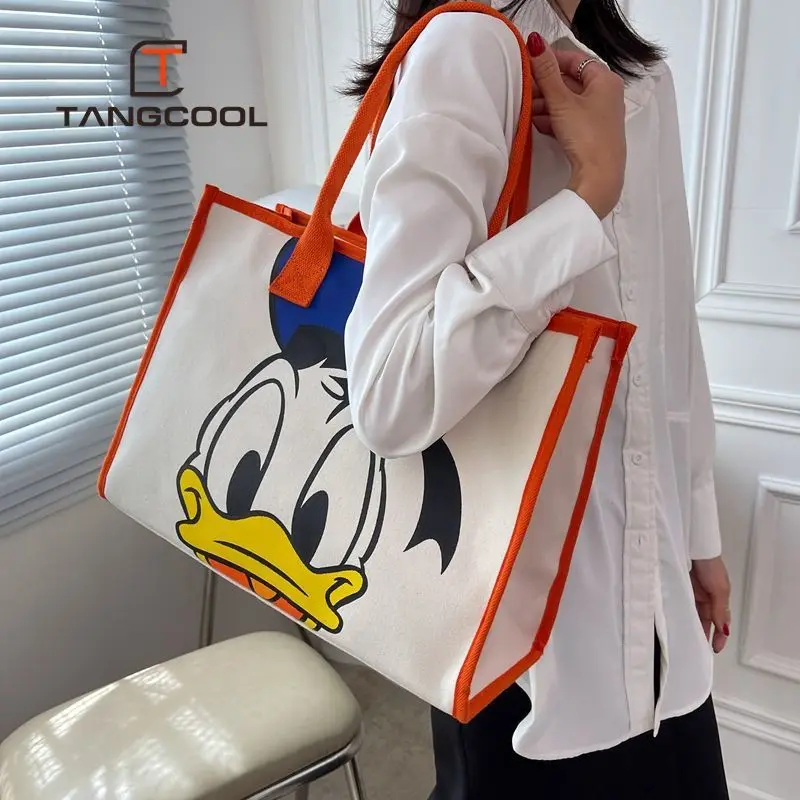 Disney Mickey New Women\'s Shoulder Bags Luxury Brand Cartoon Women\'s Bag Large Capacity Fashion Tote Bag Shopping Bag