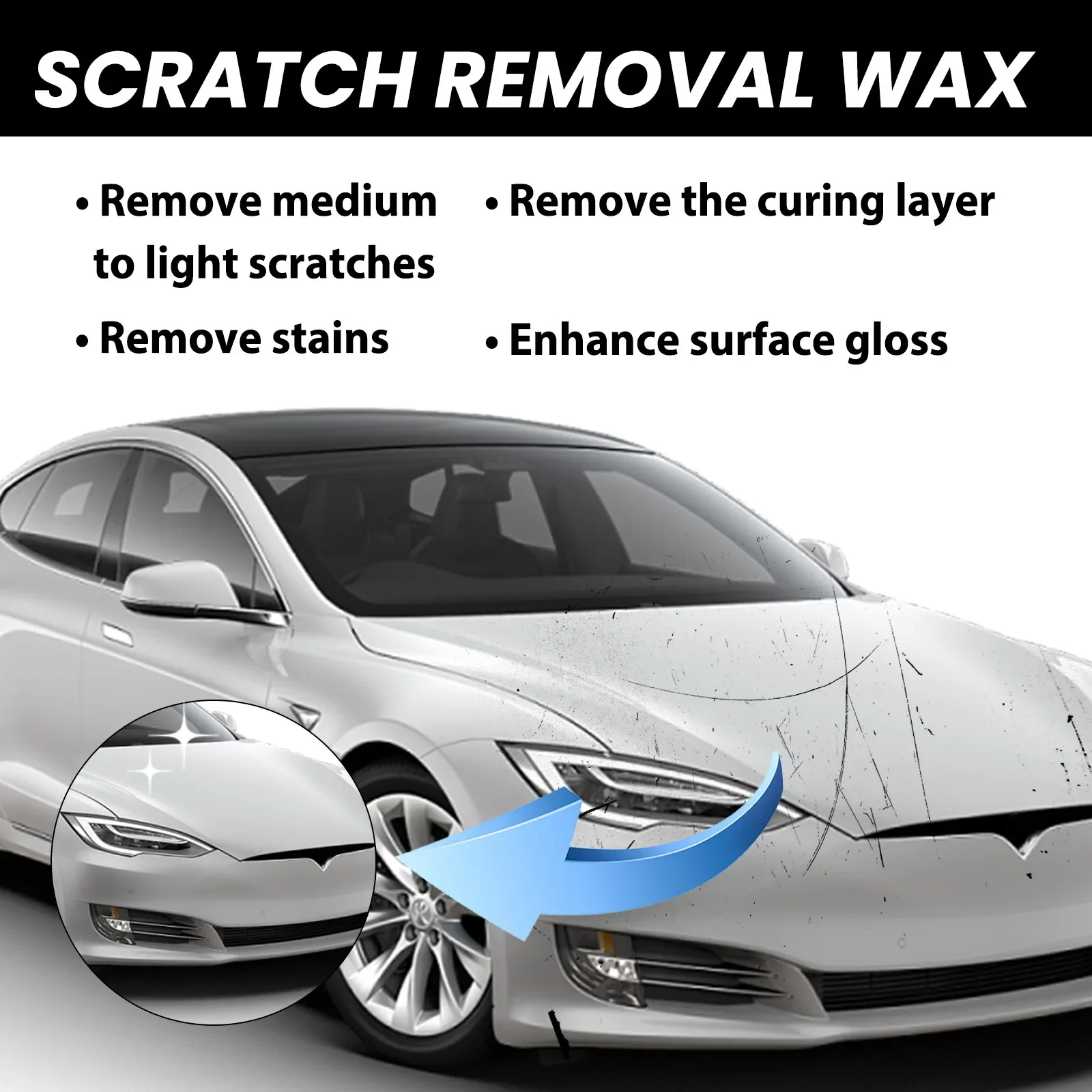 120ml Car Scratch Remover Paint Care Tools Auto Swirl Remover Scratches Repair Polishing Auto Body Grinding Compound Paint