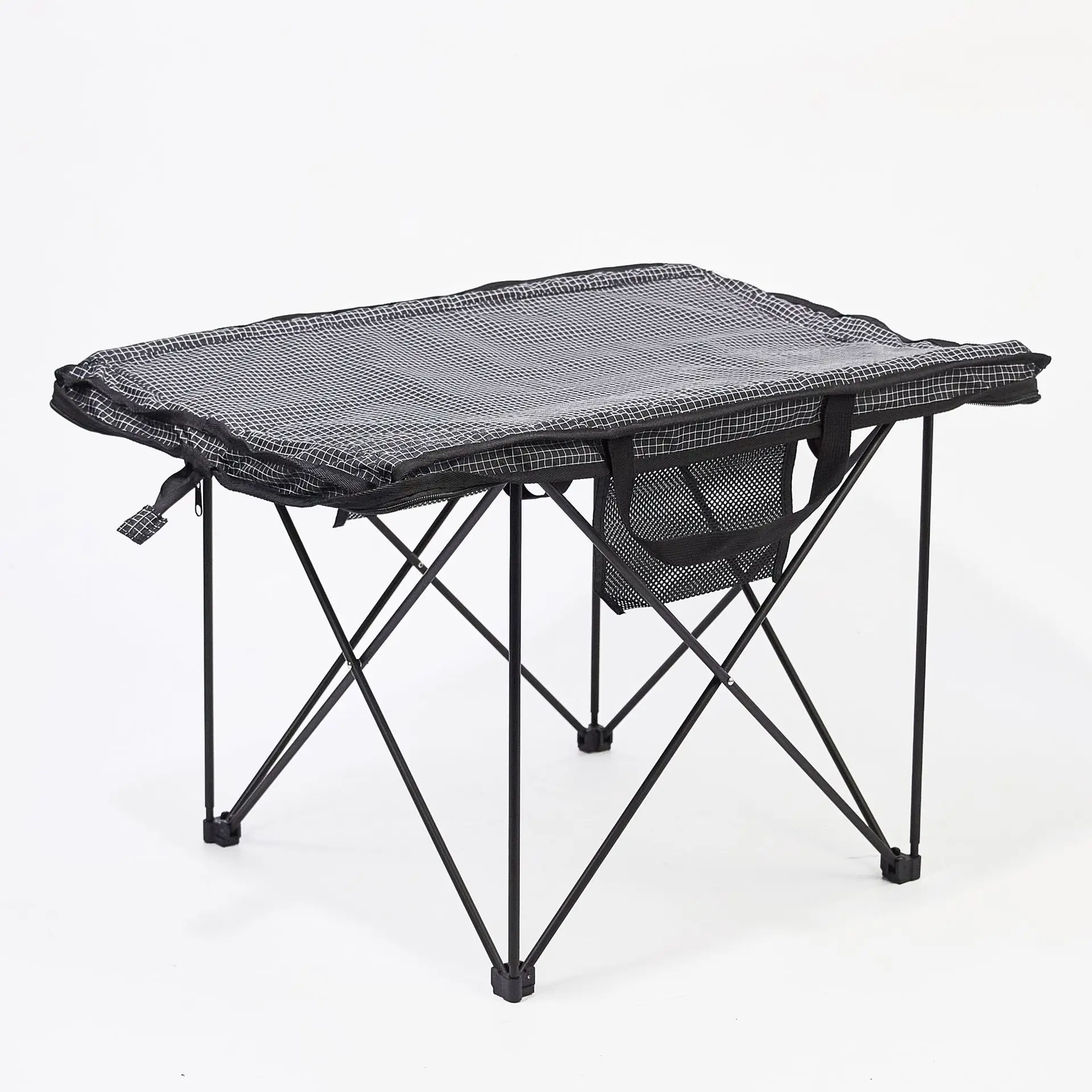 

Modern Design Outdoor Folding Table Chair Portable Oxford Fabric Camping Chair Stock Aluminum Alloy Suit Foldable