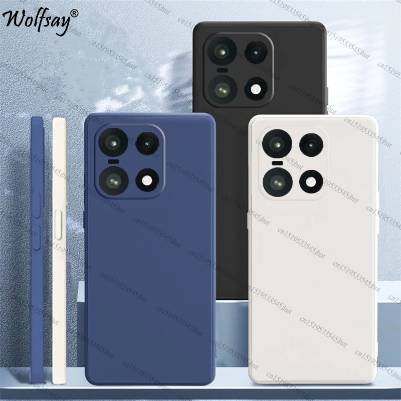 

Чехол для OnePlus 15, противоударный мягкий оригинальный жидкий силиконовый чехол для OnePlus 15, чехол для OnePlus 15, мягкий ТПУ Funda