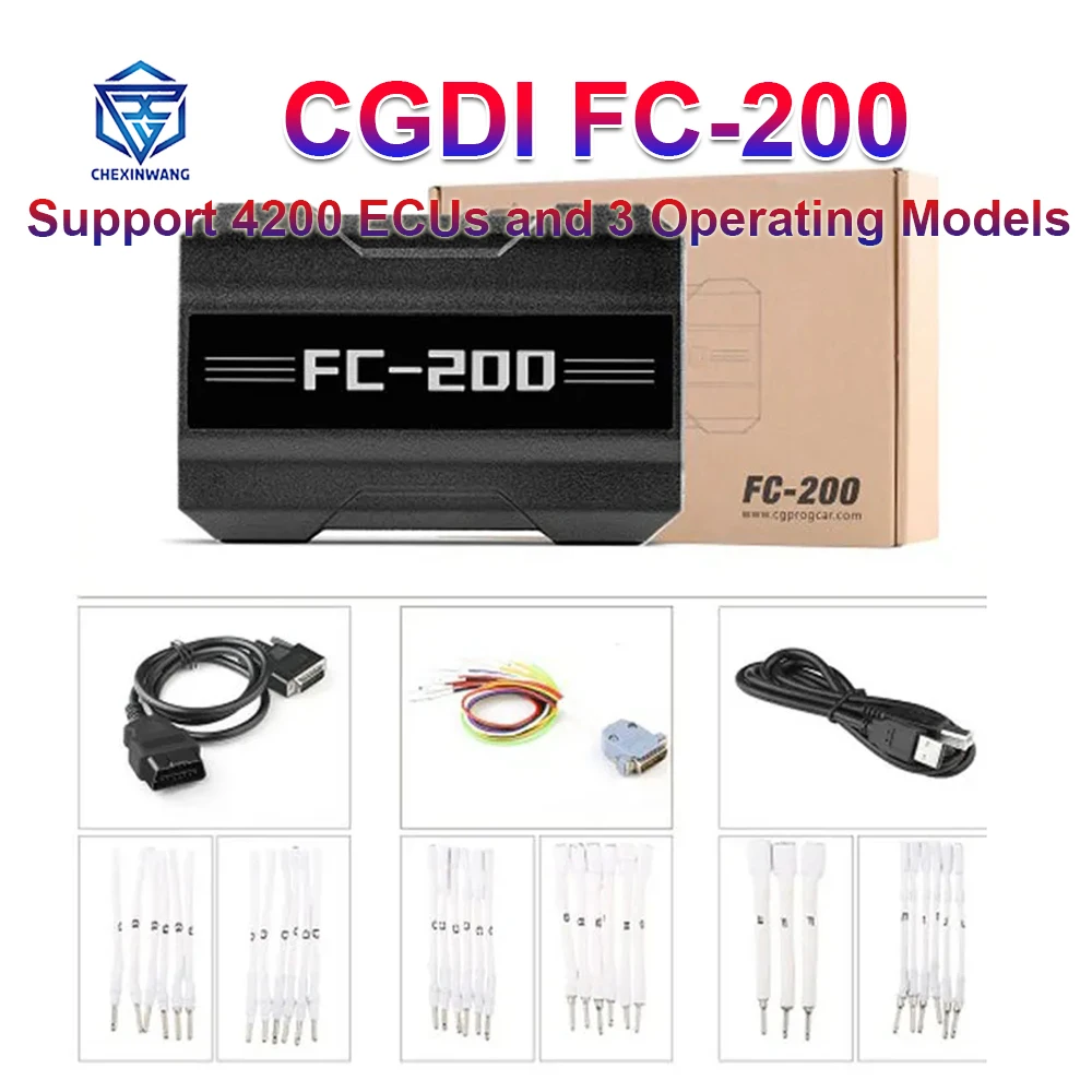 Oranginal CGDI FC-200 FC200 ECU Programmer Full Version Support 4200 ECUs and 3 Operating Modes Update Version of AT-200