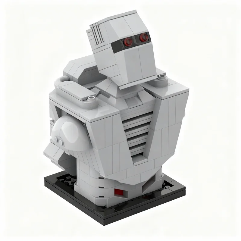 

349PCS MOC Hero Movie Rom Spaceknight Bust Model DIY Creative Assembly Building Blocks Display Birthday Gift Collectible Ideas