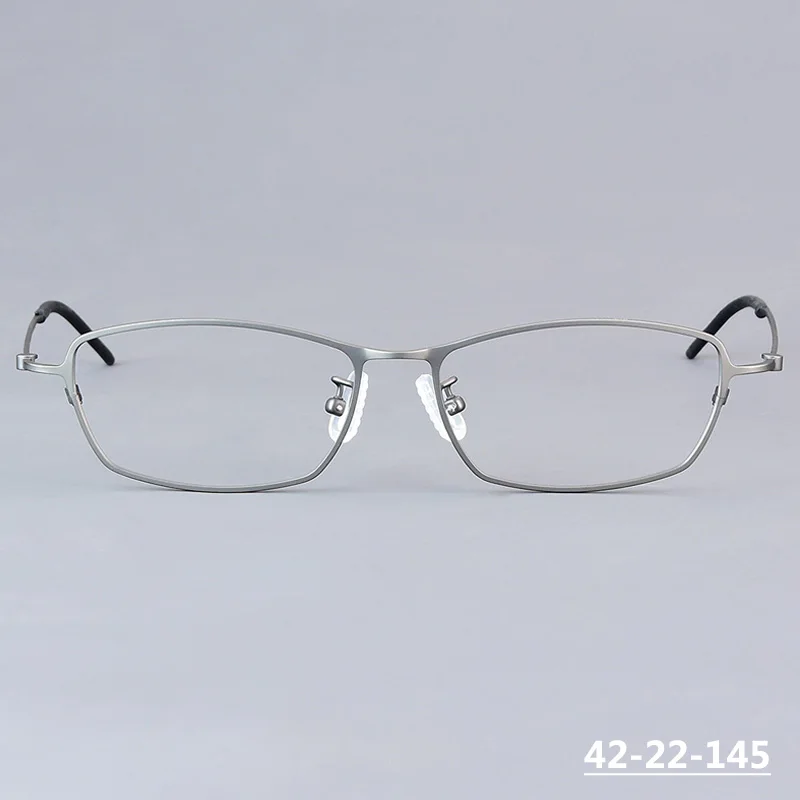

Handmade Pure Titanium Small Square Glasses Frame Men Ultralight Designer Thin Rim Eyeglasses Women Spectacles Screwless Eyewear