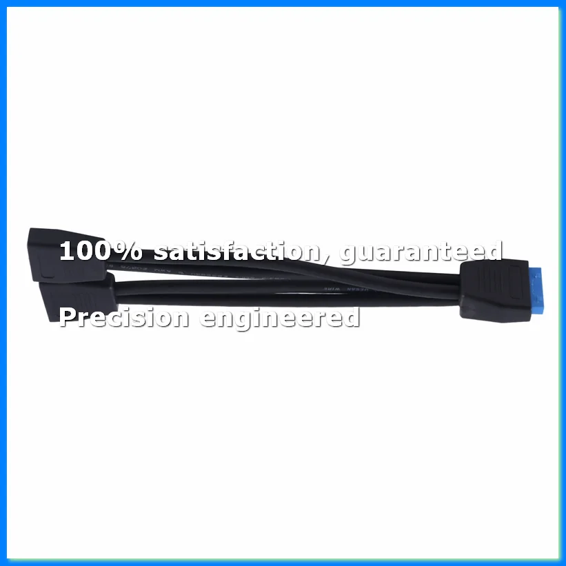 ●Small Mini USB 3.0 19 Pin/20Pin Internal Extension Header 1 To 2 Adapter Splitter Cable for Motherboard-ABFB