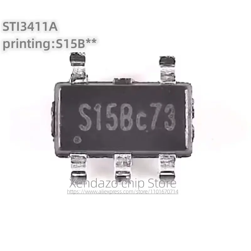 10pcs/lot STI3411A Silk screen printing S15B** SOT23-5 package Original genuine Voltage regulator chip