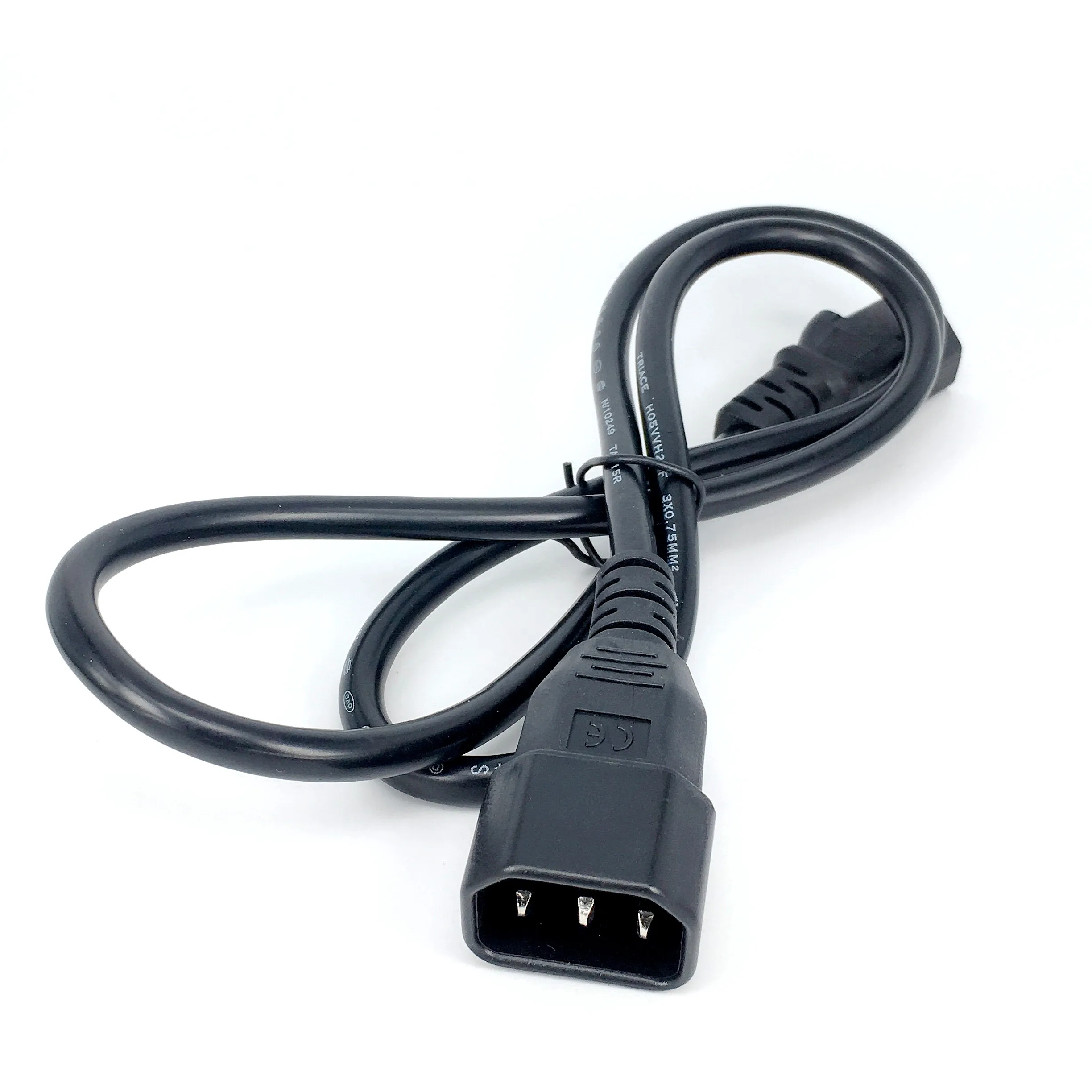 IEC C13 to C14 Power Cord  1.8m 18AWG C13 C14 Power Extension Cable For PC Computer Monitor PDU LG TV