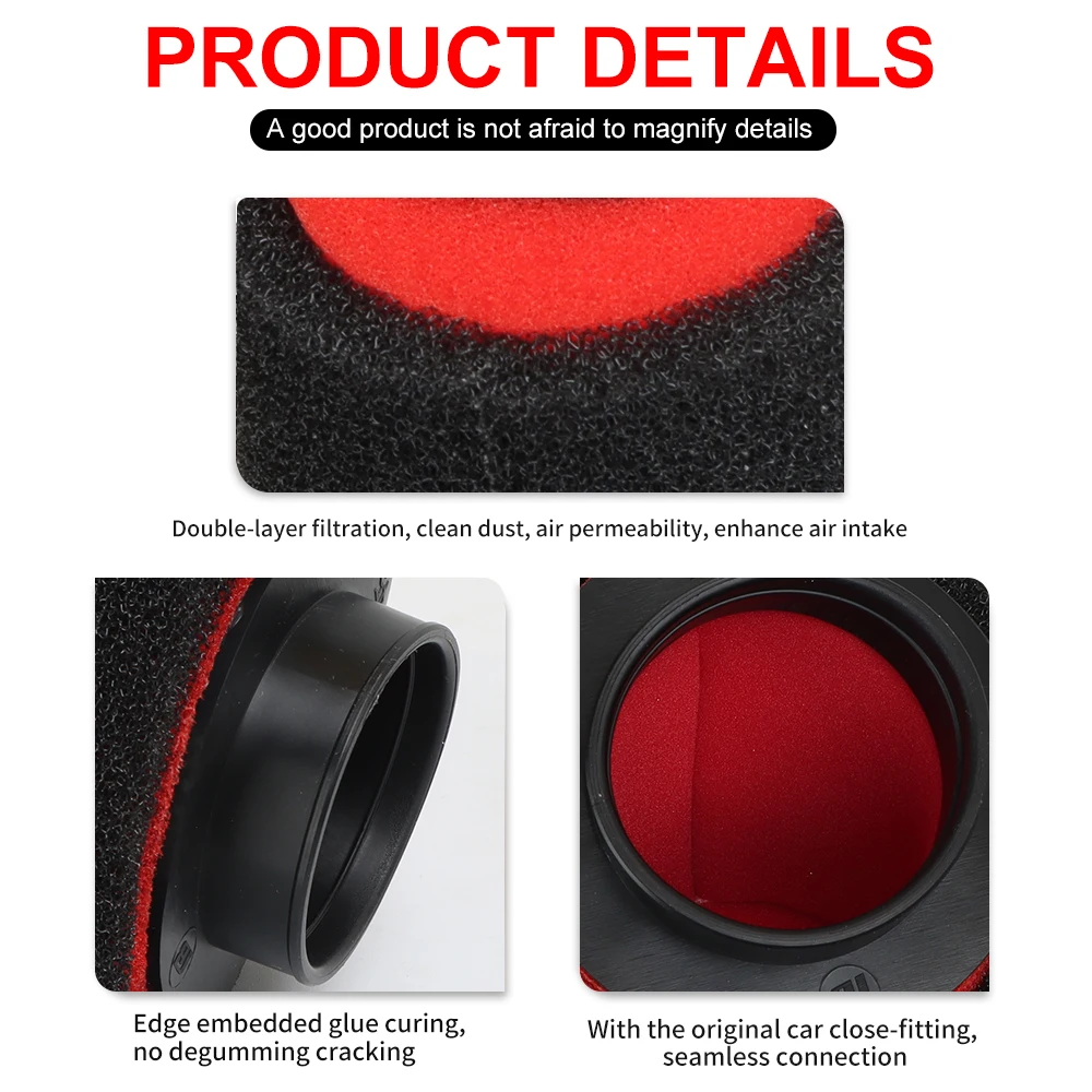 Nibbi Motorrad PE Racing Vergaser Schaum Luftfilter Kit PE17/19/22/24mm Jets Carb für Yamaha Suzuki 100-150cc Minimoto Pitbike – Detail 6