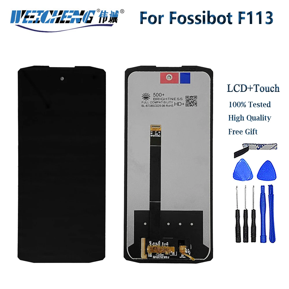Original Tested For FOSSIBOT F113 LCD Display Touch Screen Assembly digitizer Replacement F 113 Phone Part lcd screen