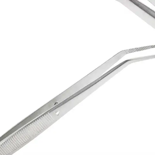 

Dental Cotton Tweezers Cotton Roll Filling Clip Stainless Steel Nail Art Nippers Pincers Forceps Medical Instrument Tool