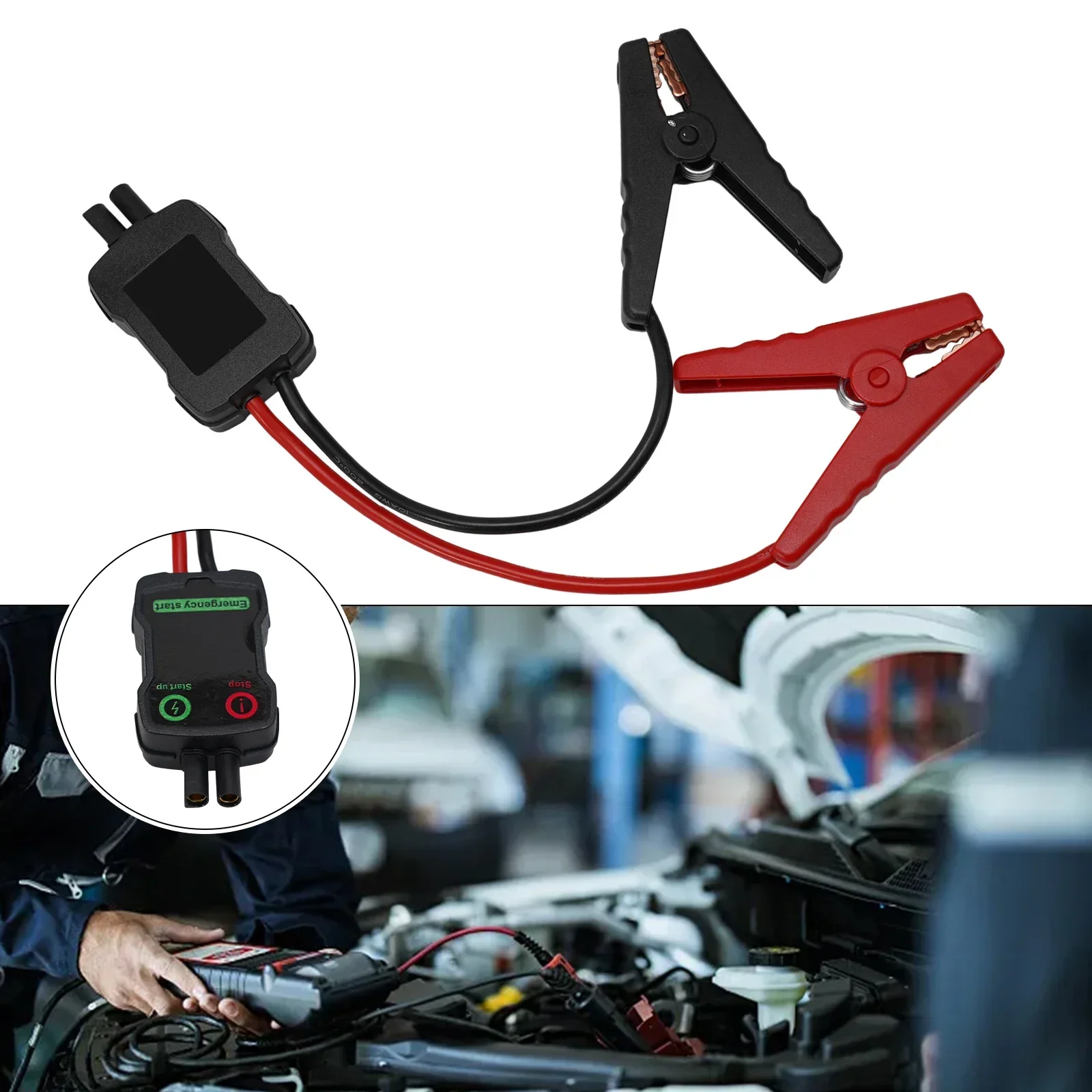 

Car Jump Starter Clamp 12V Car Jump Portable Starter Car Tool Mini Jump Starter Intelligent Umper Cable Clamp B8 None