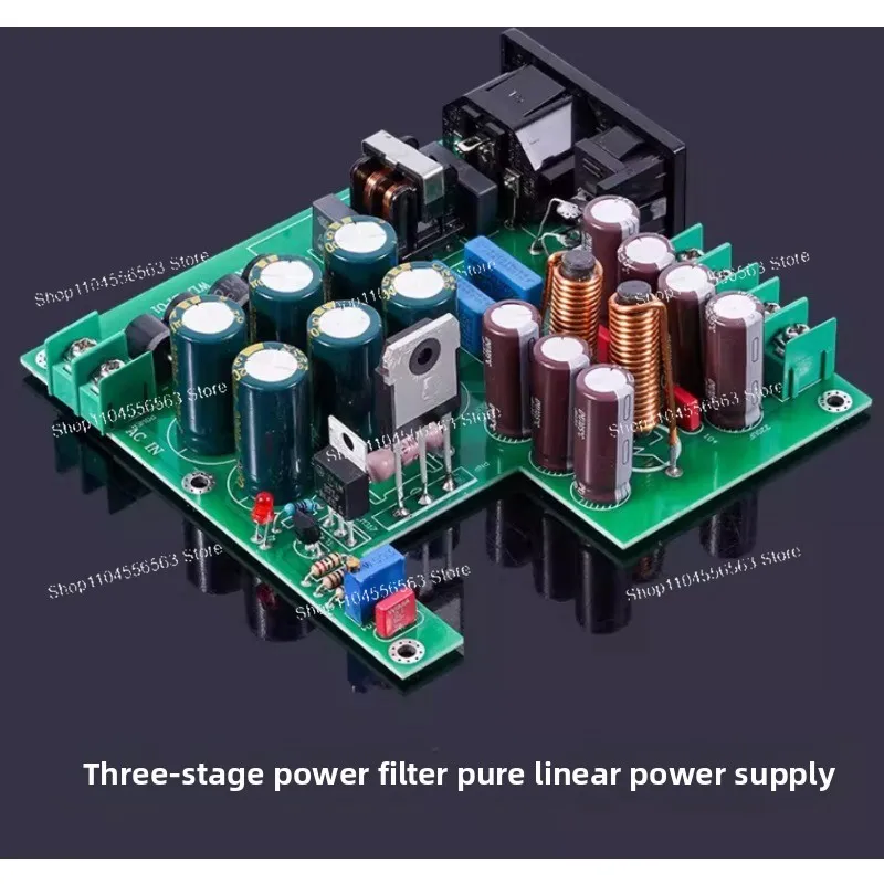 50W DC Linear Regulated Power Supply 12V Low Noise for Audio DAC,NAS, Router & HiFi PC,Precision Clean Power for Digital Devices