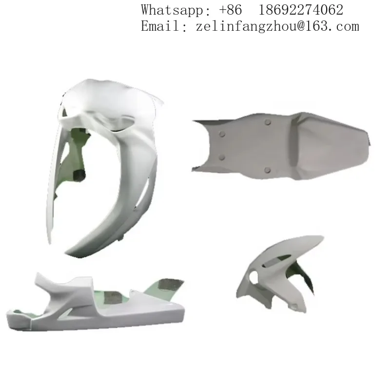 

For Honda CBR1000RR 2008-2011 Fiberglass Race Track Fairing Kit Precision Fit Unpainted Bodywork