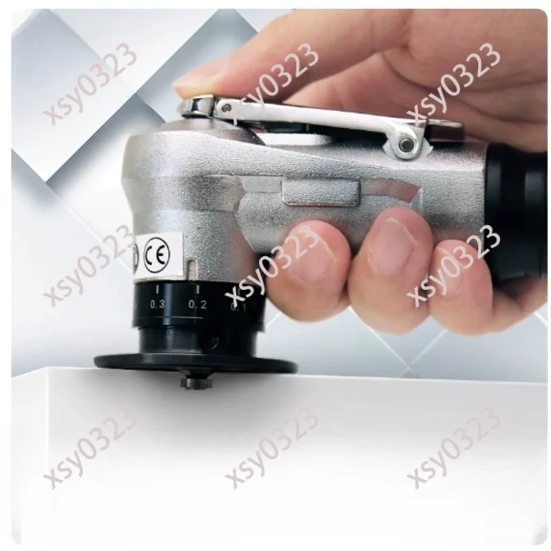 Mini Pneumatic Chamferer Handheld Woodworking Trimmer C/R Angle Deburring Tool for Wood Finish